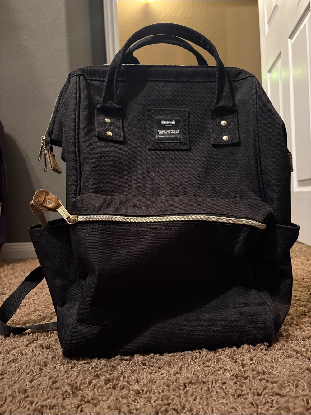 Black Women’s Backpack – Everyday Travel Tote